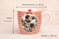 Preview: Young Love – Romantischer Porzellanbecher im Vintage-Design mit Geschenkdose
