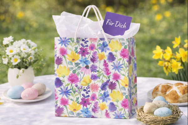 Geschenktasche „Blütenzauber – Für Dich“