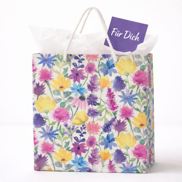 Geschenktasche „Blütenzauber – Für Dich“