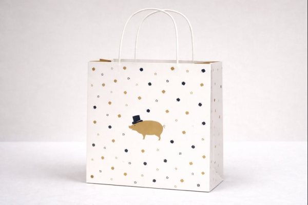 Geschenktasche „Glücksschwein elegant“ – liebevoll verpackt