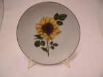 "Dessert Plate – Sunflower Design"