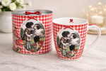 Young Love – Romantischer Porzellanbecher im Vintage-Design mit Geschenkdose